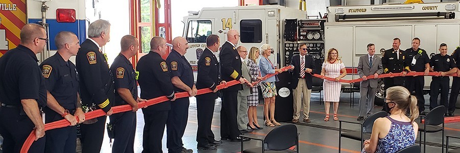 Stafford Fire Station 14 held it's ribbon cutting ceremony on July 7, 2020. description=